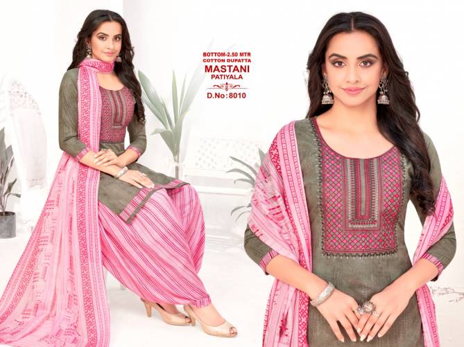 Mastani Patiyala 8 Casual Daily Wear Cotton Printed Dress Material Collection